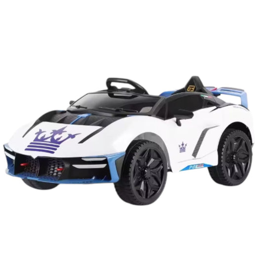 Carro Recargable Maserati R/C Blanco/Azul 12V