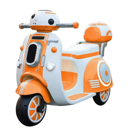 Moto Recargable Robot/Anaranjado 6V