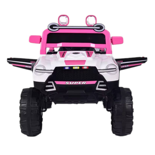 Carro Recargable W/RC Jeep Rosa 12V Overseas