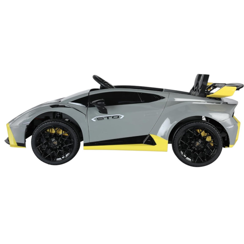 Carro Recargable Lamborghini Huracán STO W/R Gris 12V