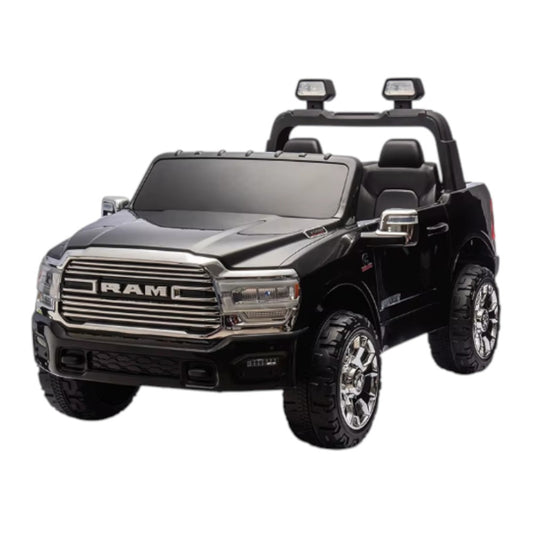 Carro Recargable W/RC Ram Negro 24V