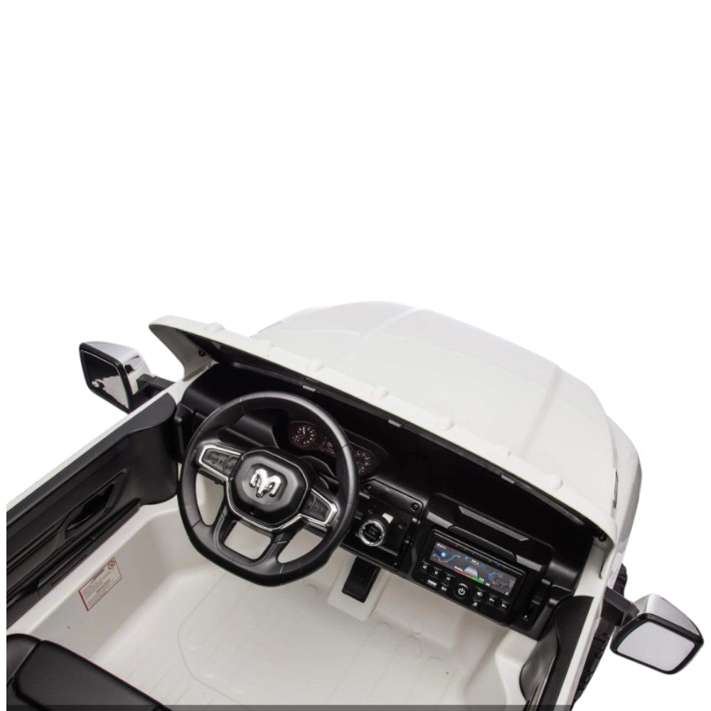 Carro Recargable W/RC Ram Blanco 24V
