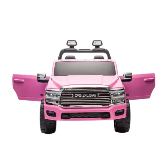 Carro Recargable W/RC Ram Rosado 24V