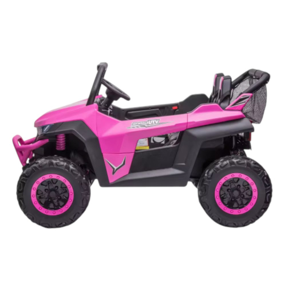 Carro Recargable UTV W/RC Rosado 24V