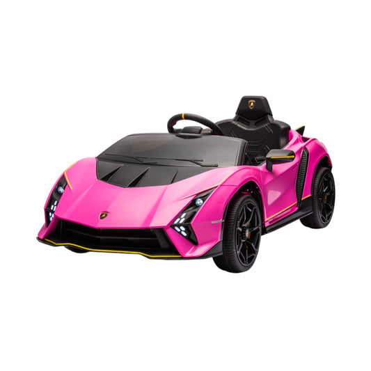 Carro Recargable Lamborghini W/RC Rosa 12V