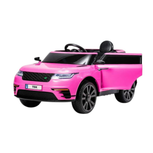 Carro Recargable W/RC Rosa 6V Overseas