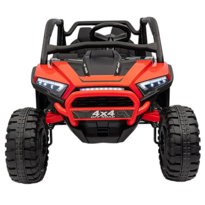 Carro Recargable 4X4  W/RC UTV Rojo/Negro 12V