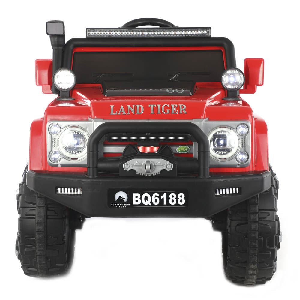 Carro Jeep Recargable de 12 Voltios Rojo