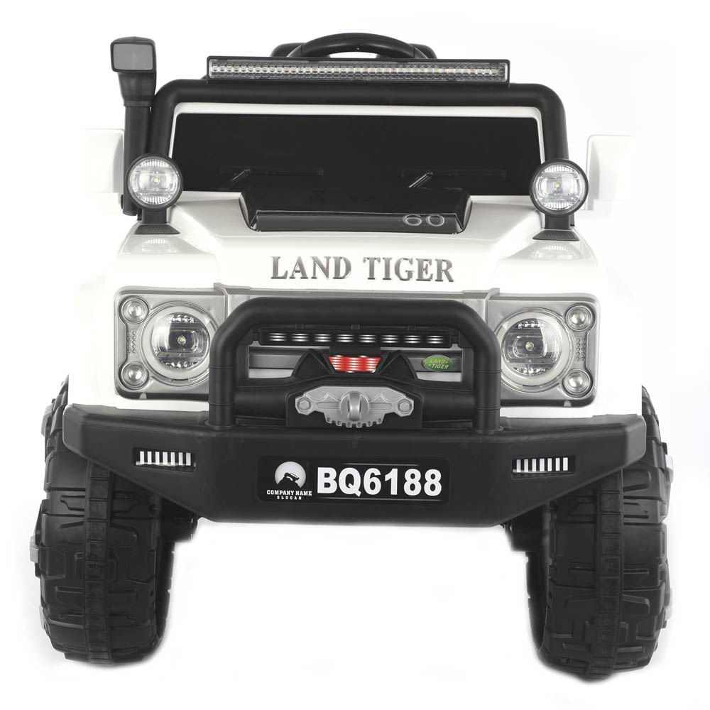 Carro Jeep Recargable de 12 Voltios Blanco