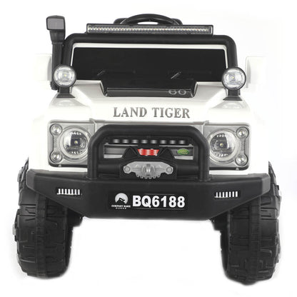 Carro Jeep Recargable de 12 Voltios Blanco