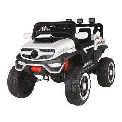 Carro Jeep Recargable de 12 Voltios Blanco
