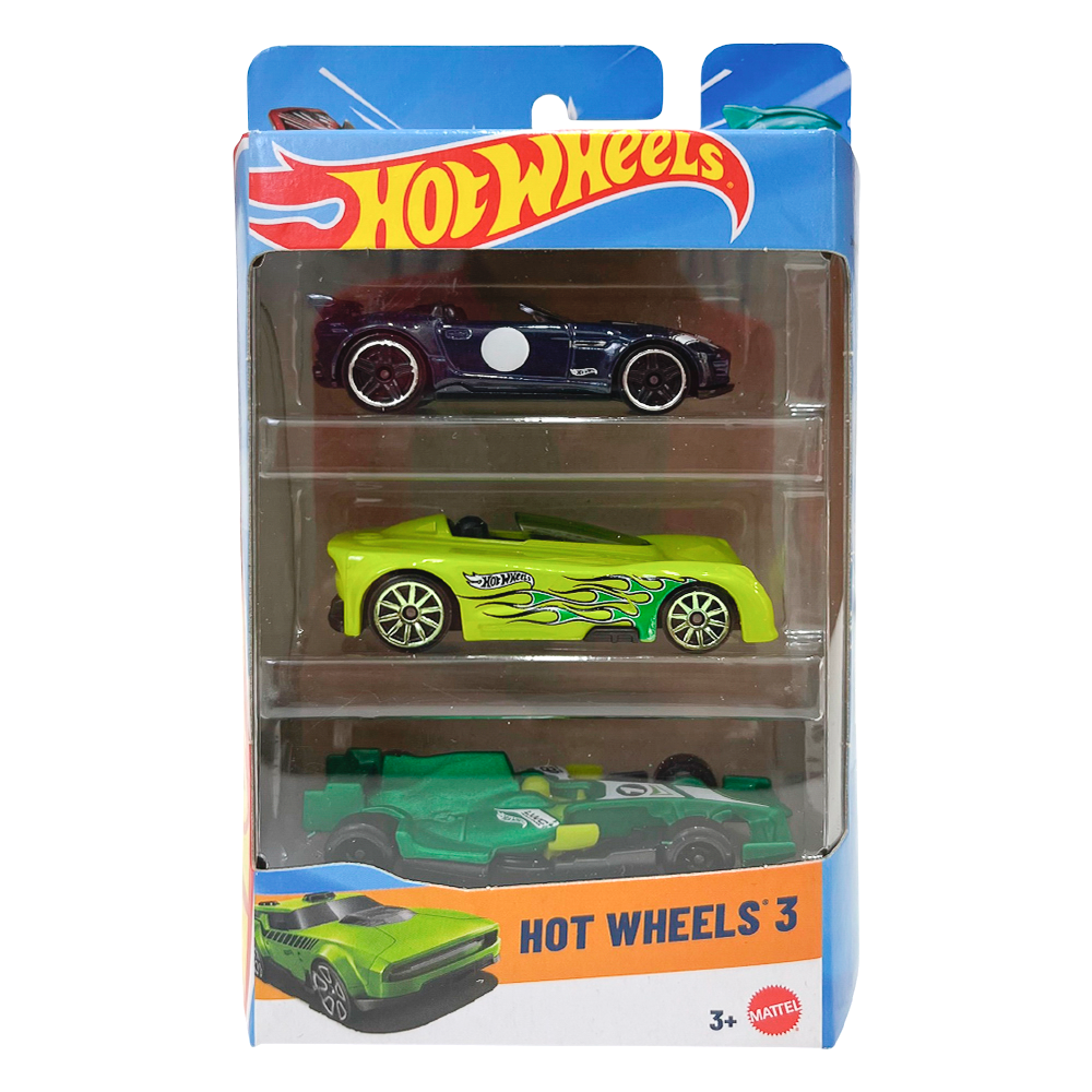 Carros Hot Wheels Set de 3 - Die-cast / Surtidos