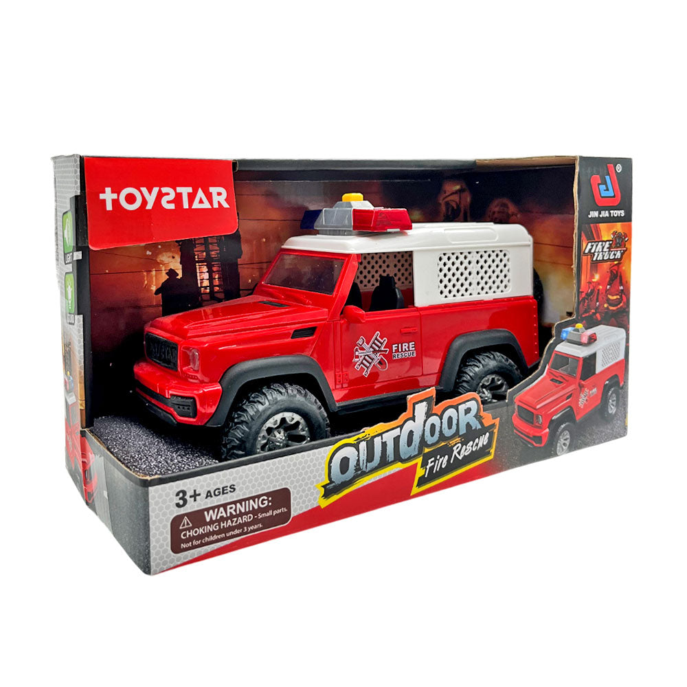 Camioneta De Bombero 1:16 C/Luz Y Sonido