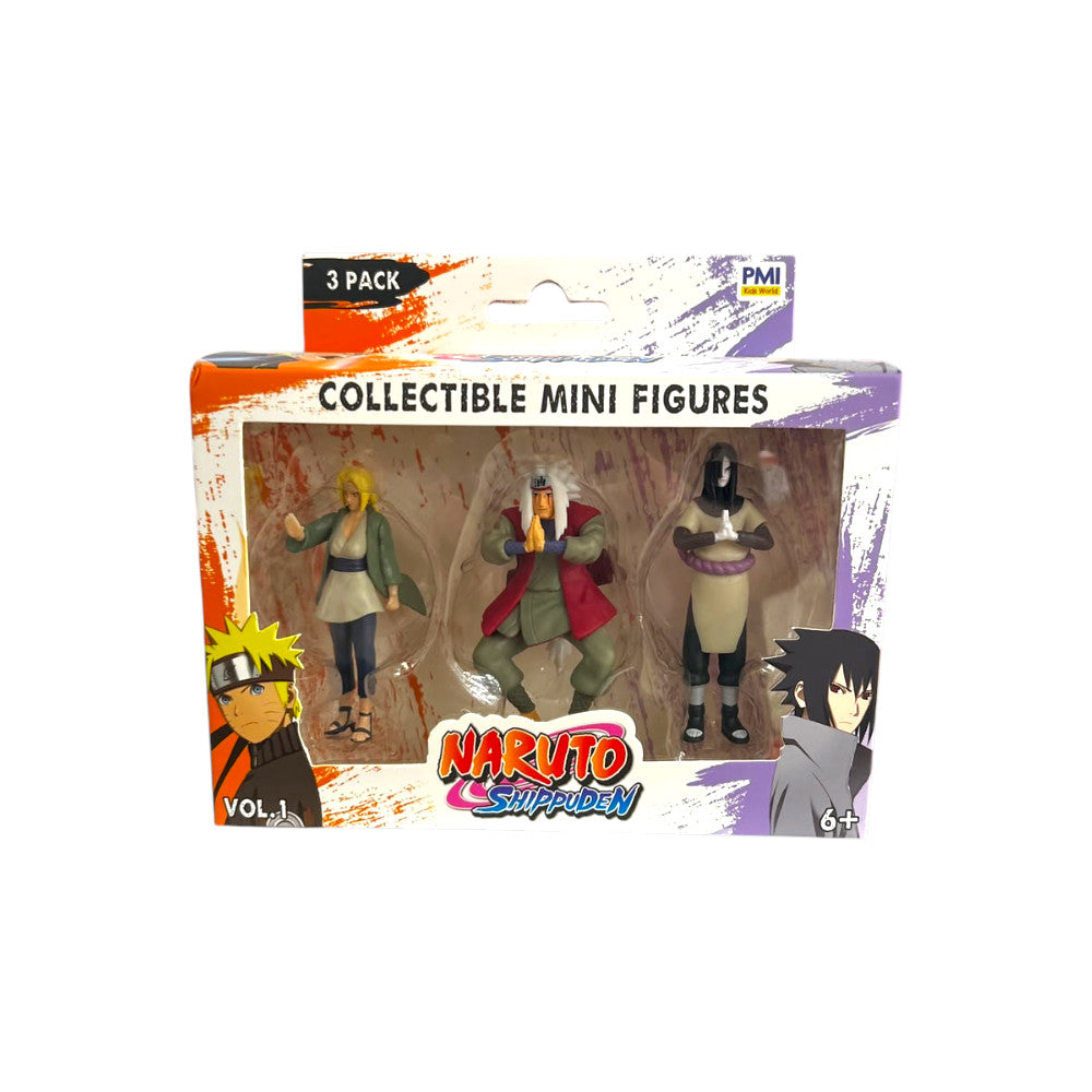 Paquete de 3 Figuras Naruto - surtido