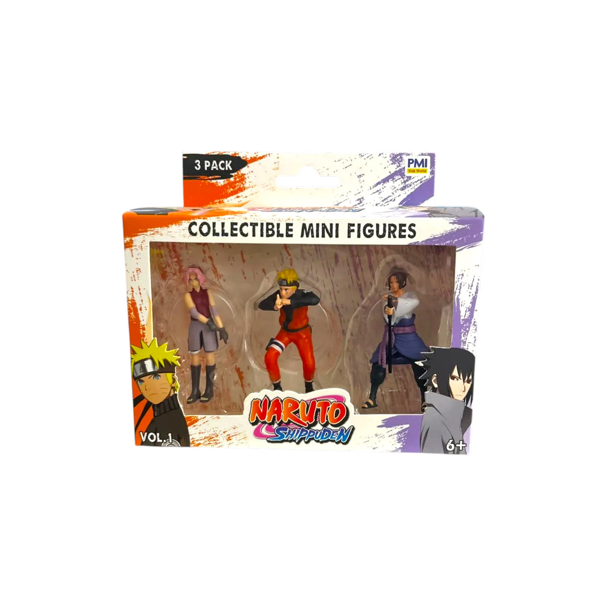 Paquete de 3 Figuras Naruto - surtido