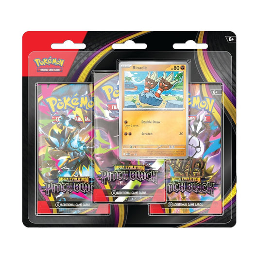 Pokémon ME05 Mega Evol Pitch Black / 3-Pack Blister