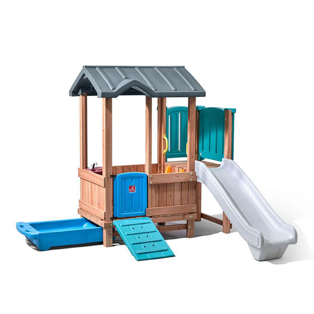 Centro de Juego Step 2 Woodland Adventure Playhouse & Slide