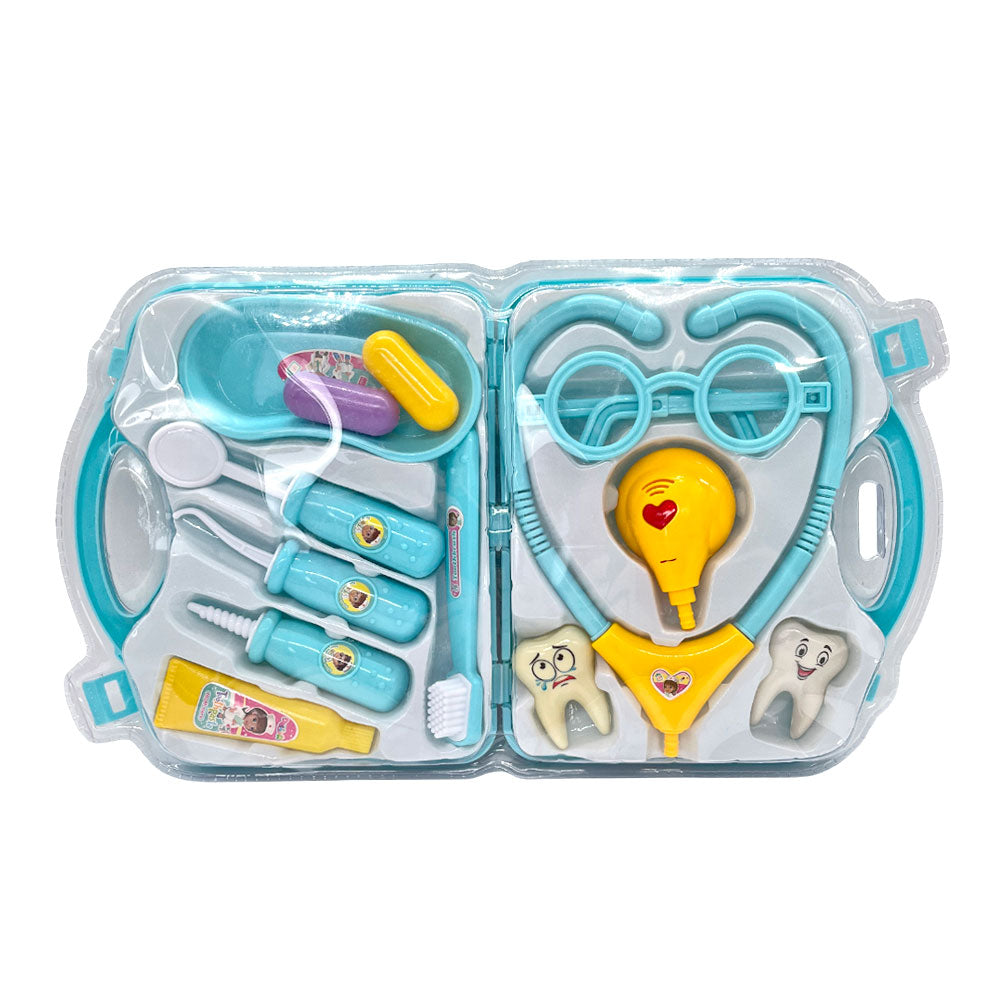 Maletín Doctor Set De 12 Piezas Azul