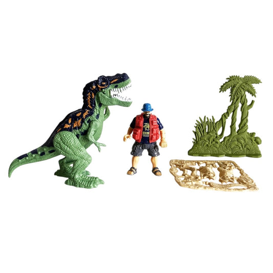 Figura Set Dinosaurio c/ Esqueleto Fósil / Dino Troops Kids