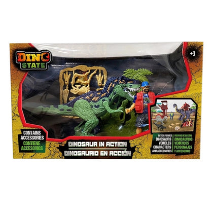 Figura Set Dinosaurio c/ Esqueleto Fósil / Dino Troops Kids