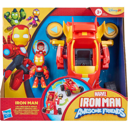 Figura Iron Man and His Awesome Friends 2in1 Mech - Surtido