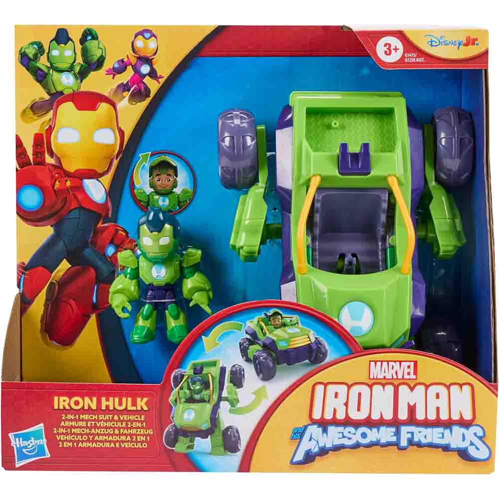 Figura Iron Man and His Awesome Friends 2in1 Mech - Surtido