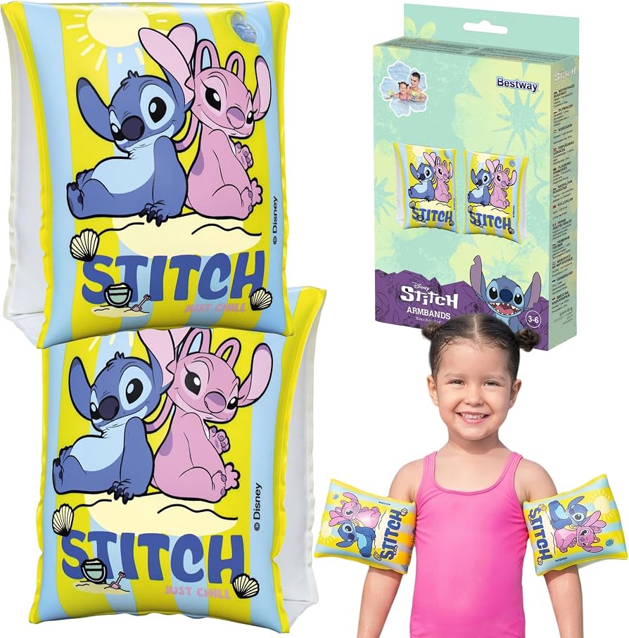 Flotadores de Brazos - Disney Stitch - Bestway - 23 x 15 cm