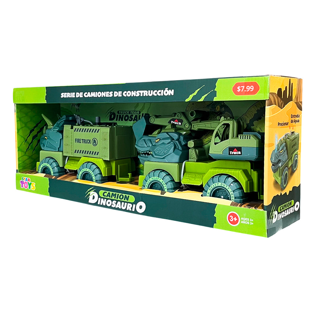 Juego 2pza Dino Vehículos de Construcción