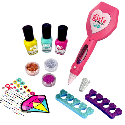 Juego De 2 En 1 De Tatuajes Y Uñas Girls Creator