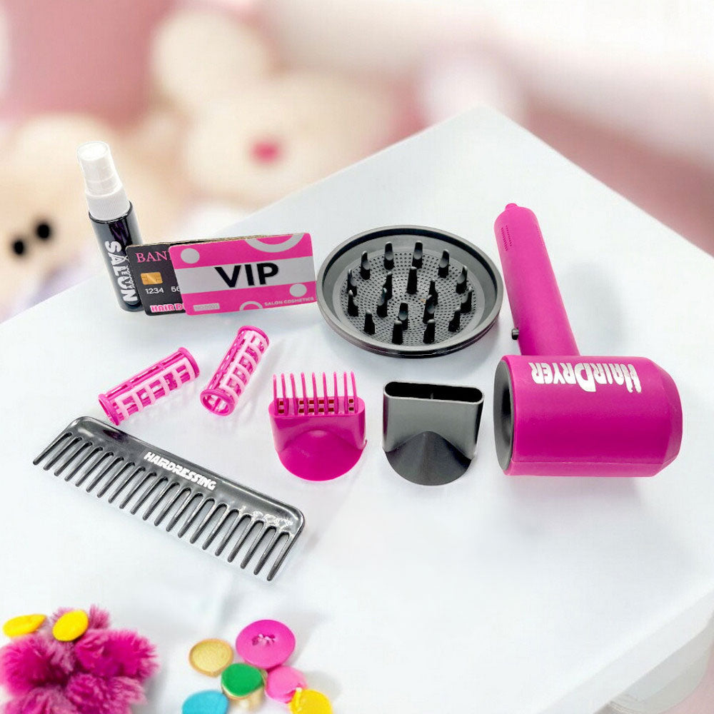Juego De Salón De Belleza Diy Hair Dryer