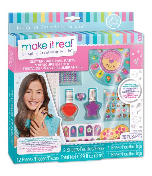 Set de Manicura Glitter Girls Nail Party Make It Real