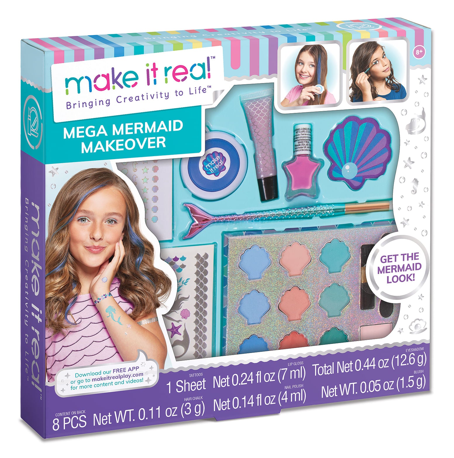 Set De Maquillaje de Sirena Make It Real