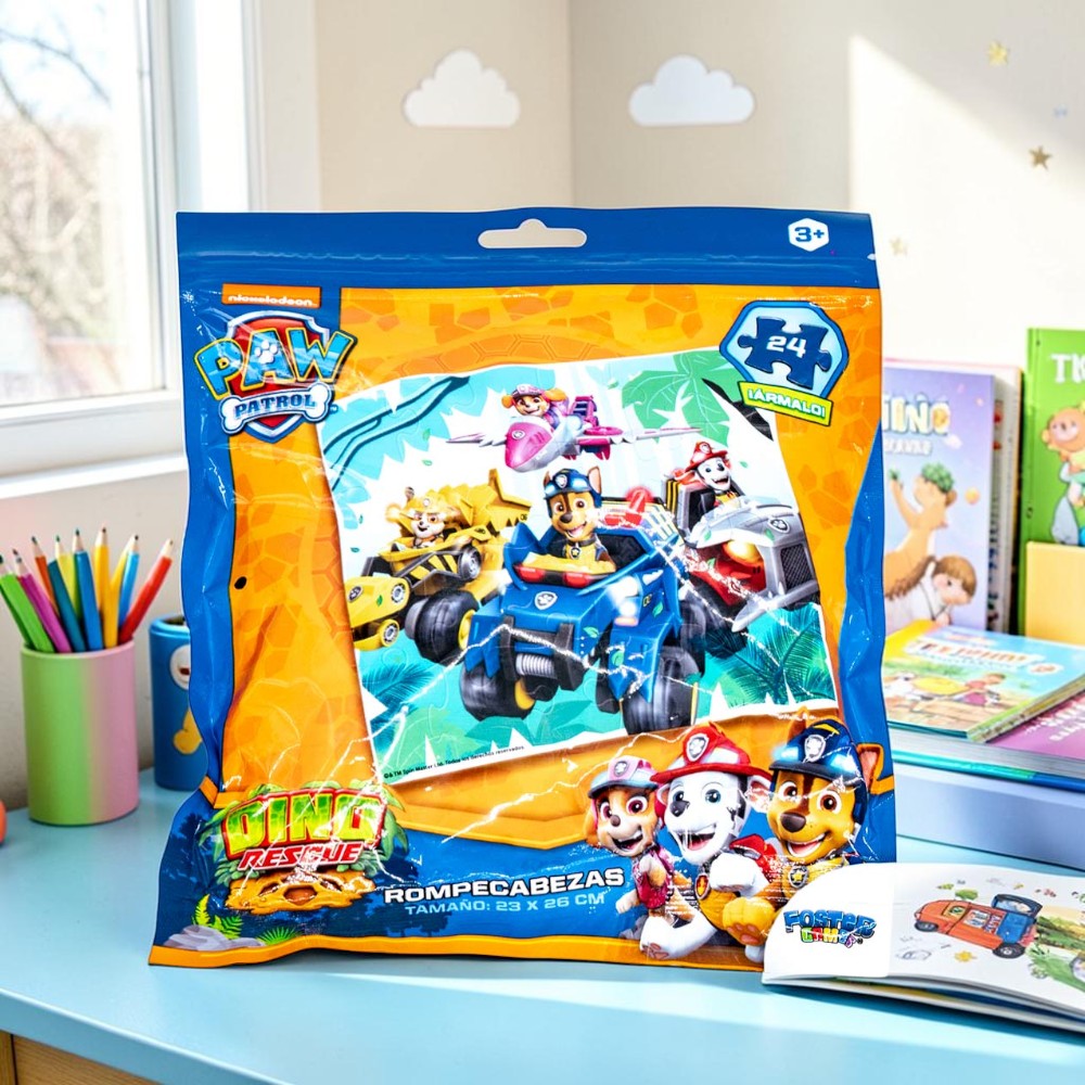 Rompecabezas Paw Patrol en Bolsa 24 Piezas