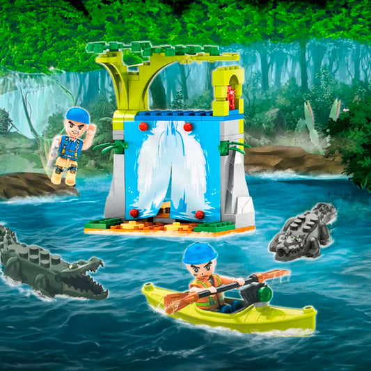 Bloques De 134 Piezas Jungle Engineering