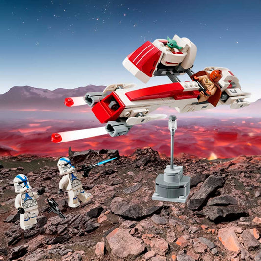 Blocs Lego L'évasion En Motojet Barc Star Wars  221 Piezas
