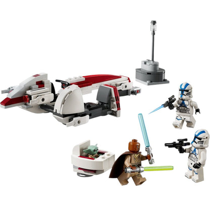 Blocs Lego L'évasion En Motojet Barc Star Wars  221 Piezas