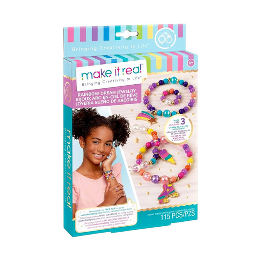 Set de Creación de Brazaletes Make it Real / Joyas de Ensueño con Arcoíris