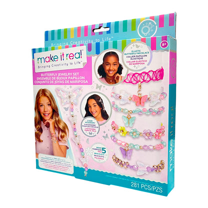 Juego Crea Pulsera Mariposa / Make It Real / Kit de Joyería Creativa para Niñas