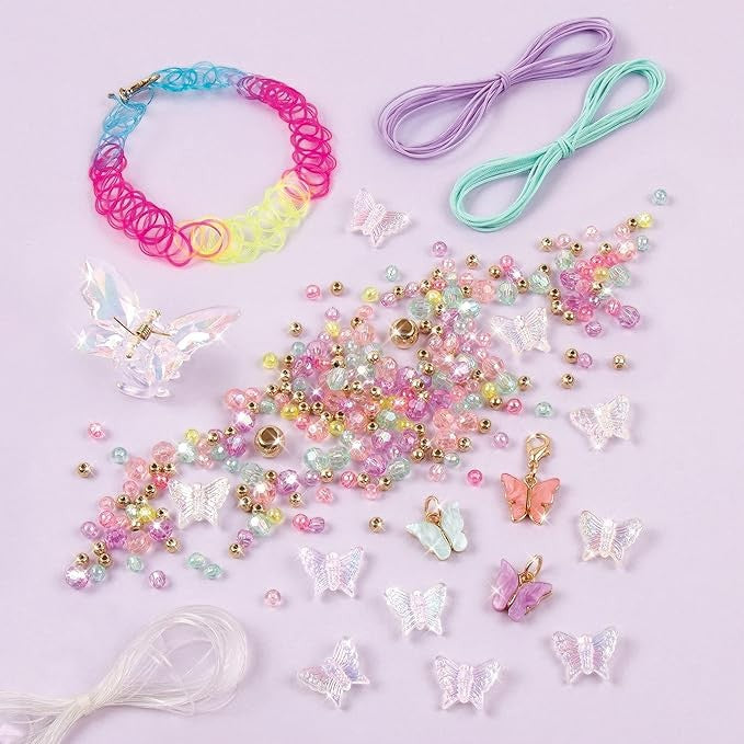 Juego Crea Pulsera Mariposa / Make It Real / Kit de Joyería Creativa para Niñas