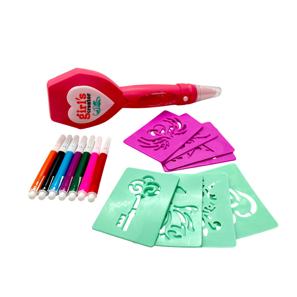 Juego De Tatuajes C/Plumones