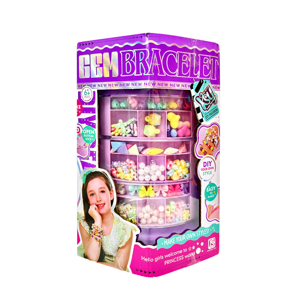 Juego Crea Pulseras C/Base Gem Bracelet