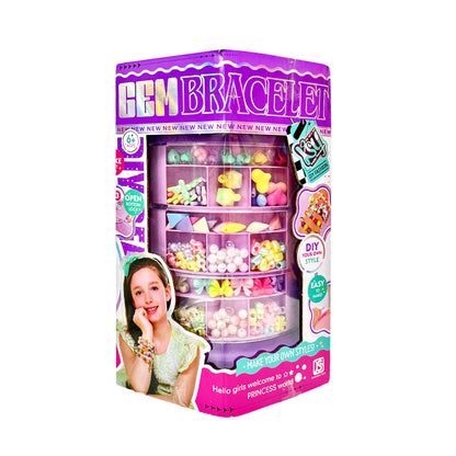 Juego Crea Pulseras C/Base Gem Bracelet