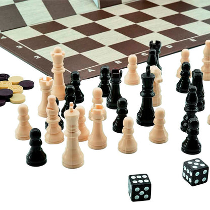 Ajedrez, Damas y Backgammon Spin Master Games – Set 3 en 1