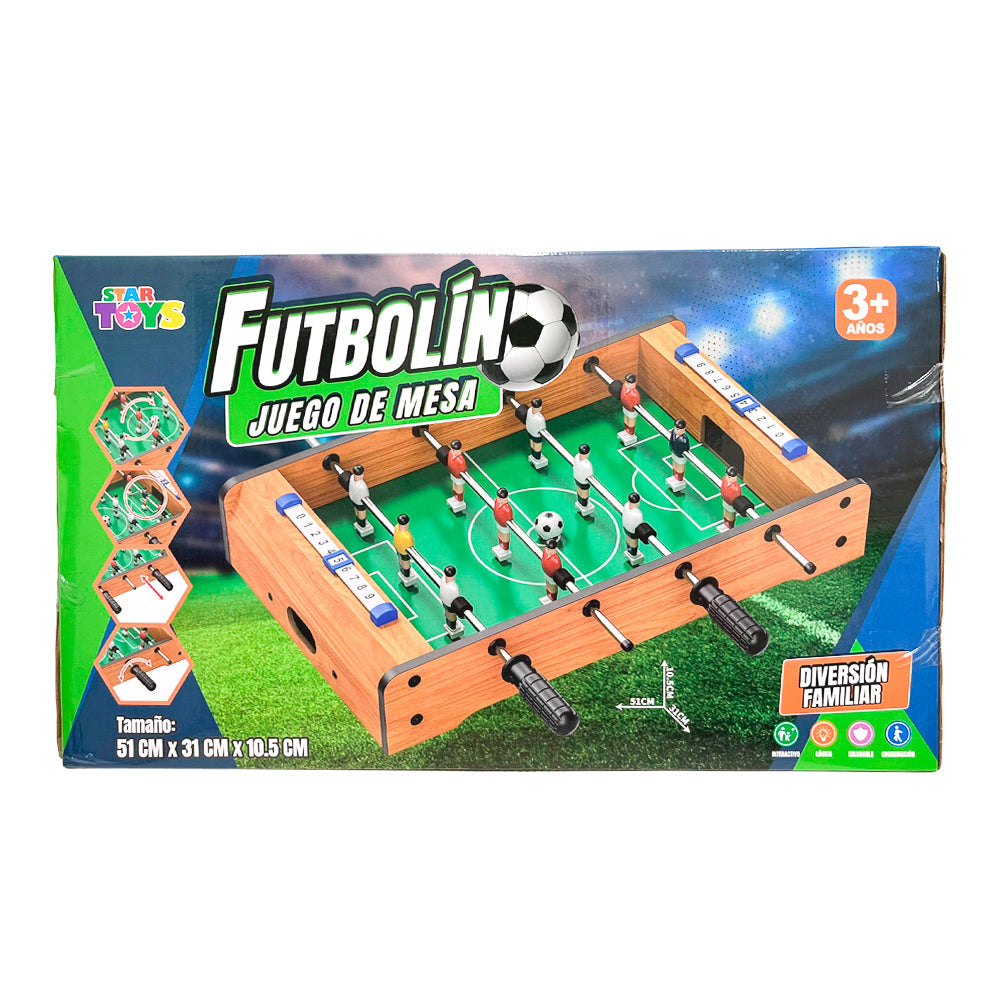 Mesa futbolín infantil 51 x 31 x 10.5 cm