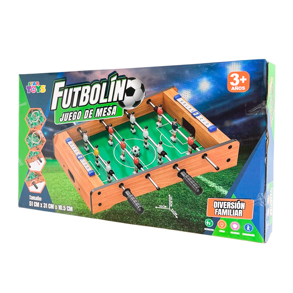 Mesa futbolín infantil 51 x 31 x 10.5 cm