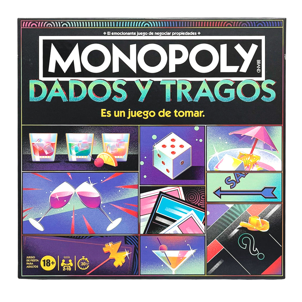Monopoly Board Crawl Row – Juego de Fiestas