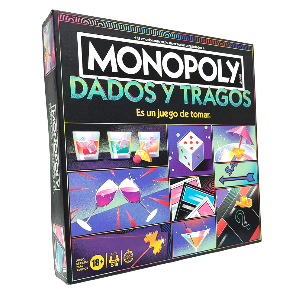 Monopoly Board Crawl Row – Juego de Fiestas
