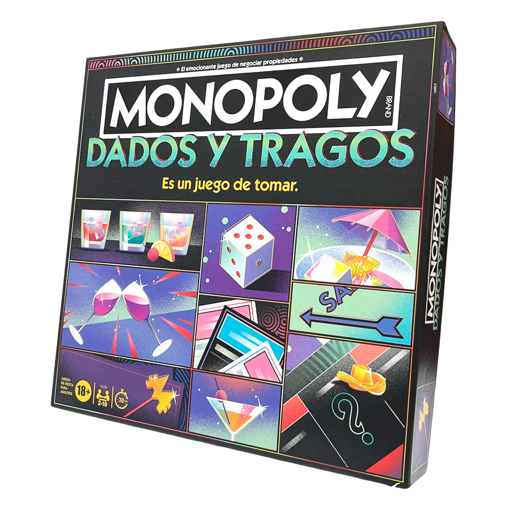 Monopoly Board Crawl Row – Juego de Fiestas
