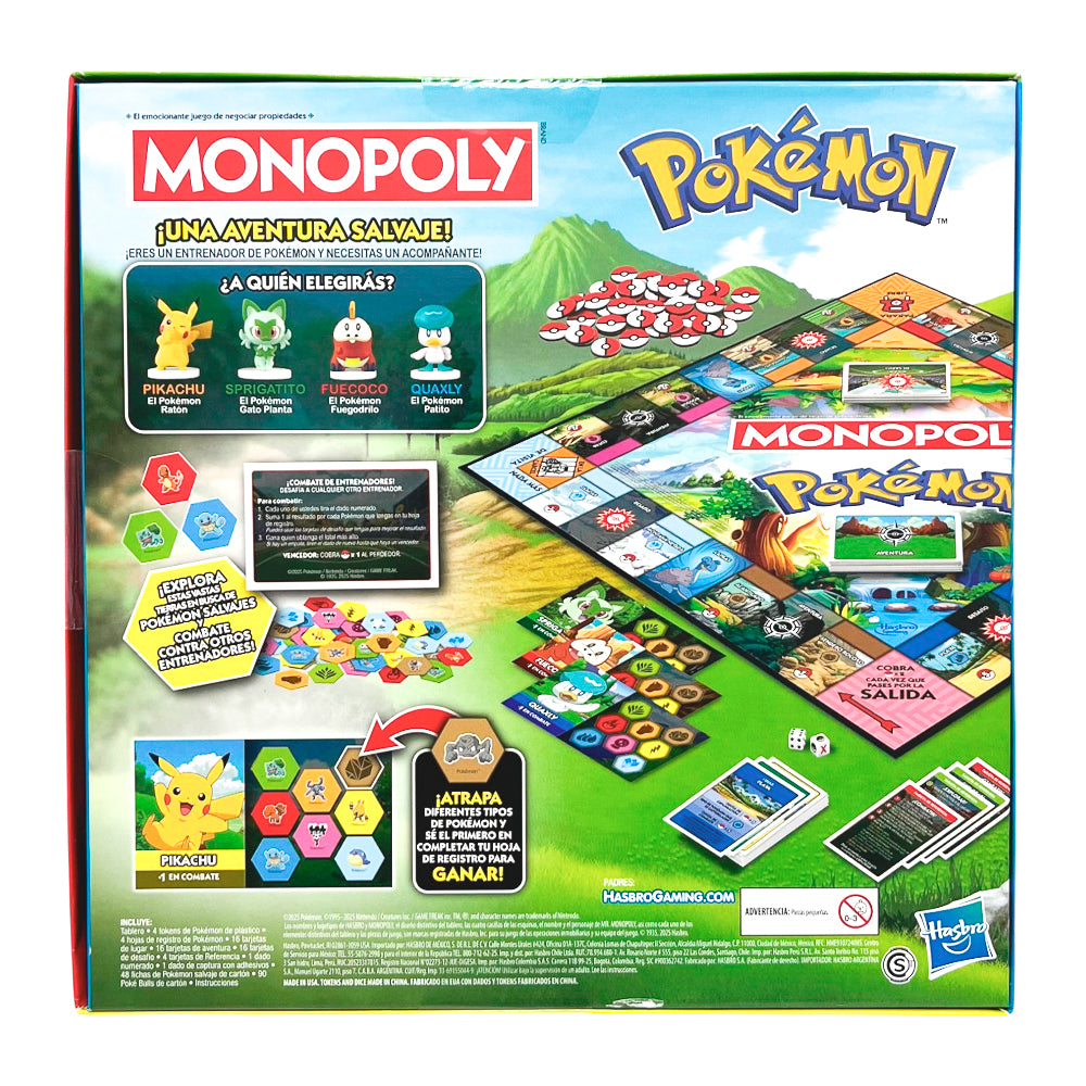 Monopolio Pokémon – Juego de Mesa