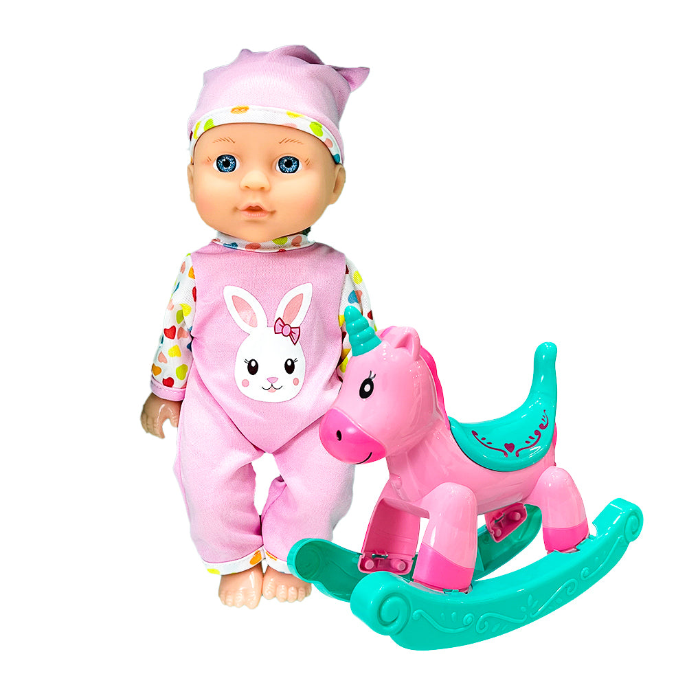 Muñeca Bebé con Accesorios / 30 cm / Star Toys